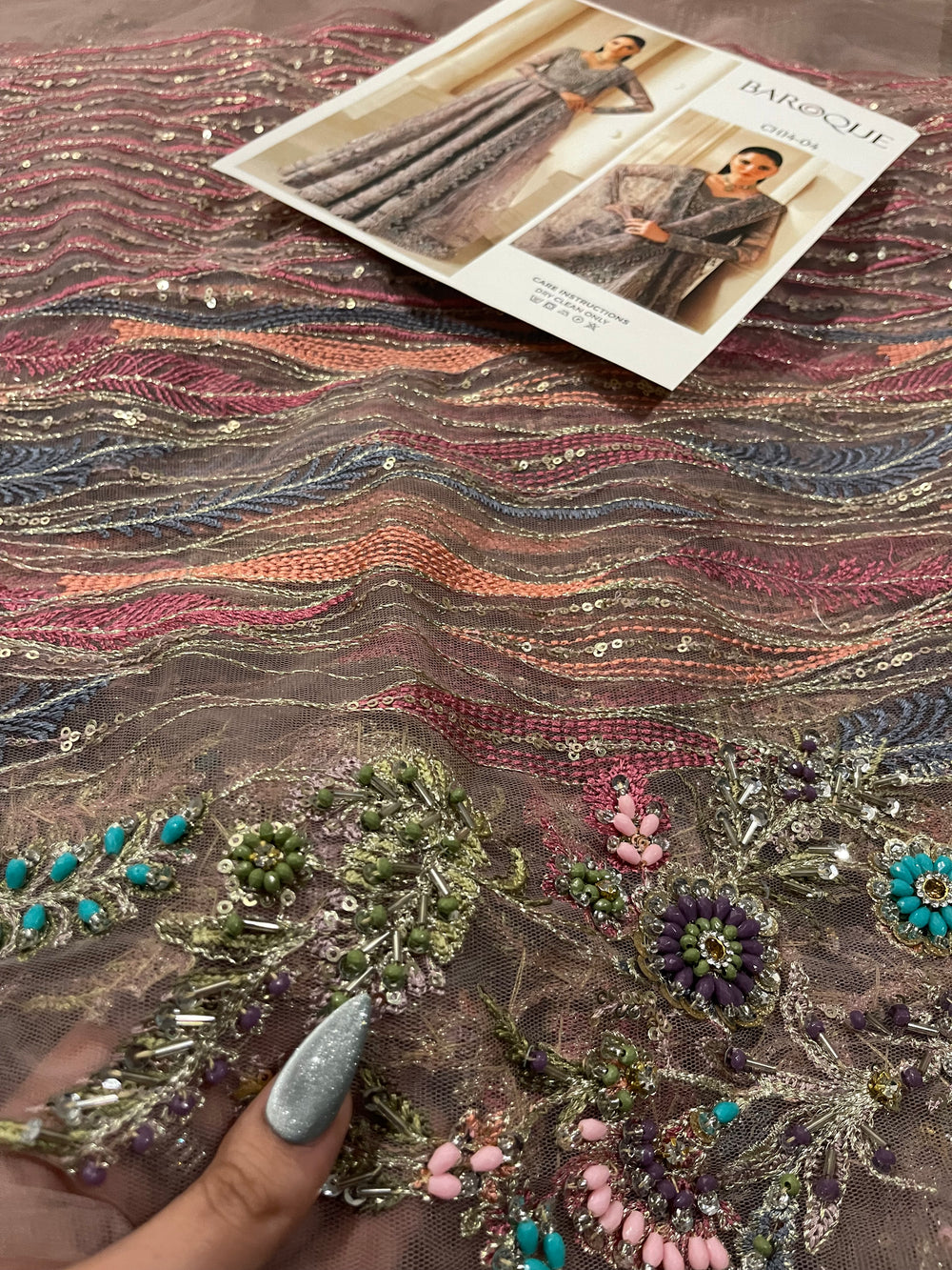 Baroque EMBROIDERED NET CH14-04