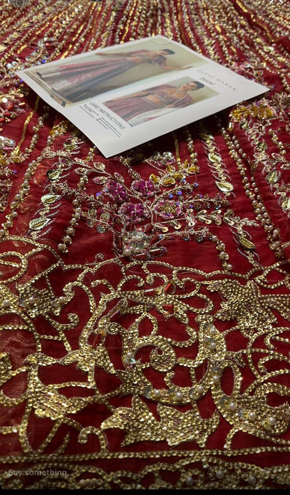 Faraz Manan - Red Bridal Couture