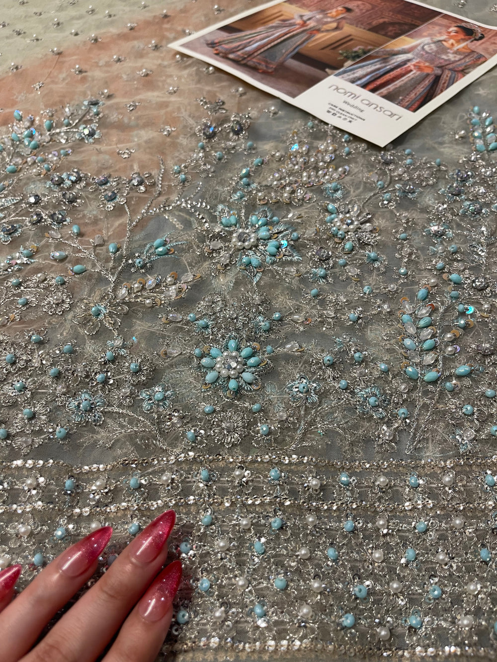 Nomi Ansari - Maryam Nawaz Pastel outfit