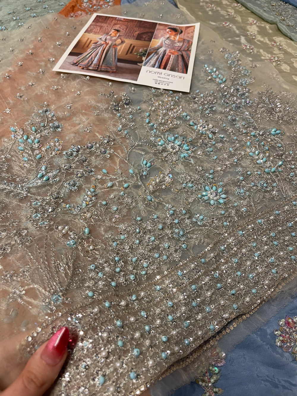 Nomi Ansari - Maryam Nawaz Pastel outfit