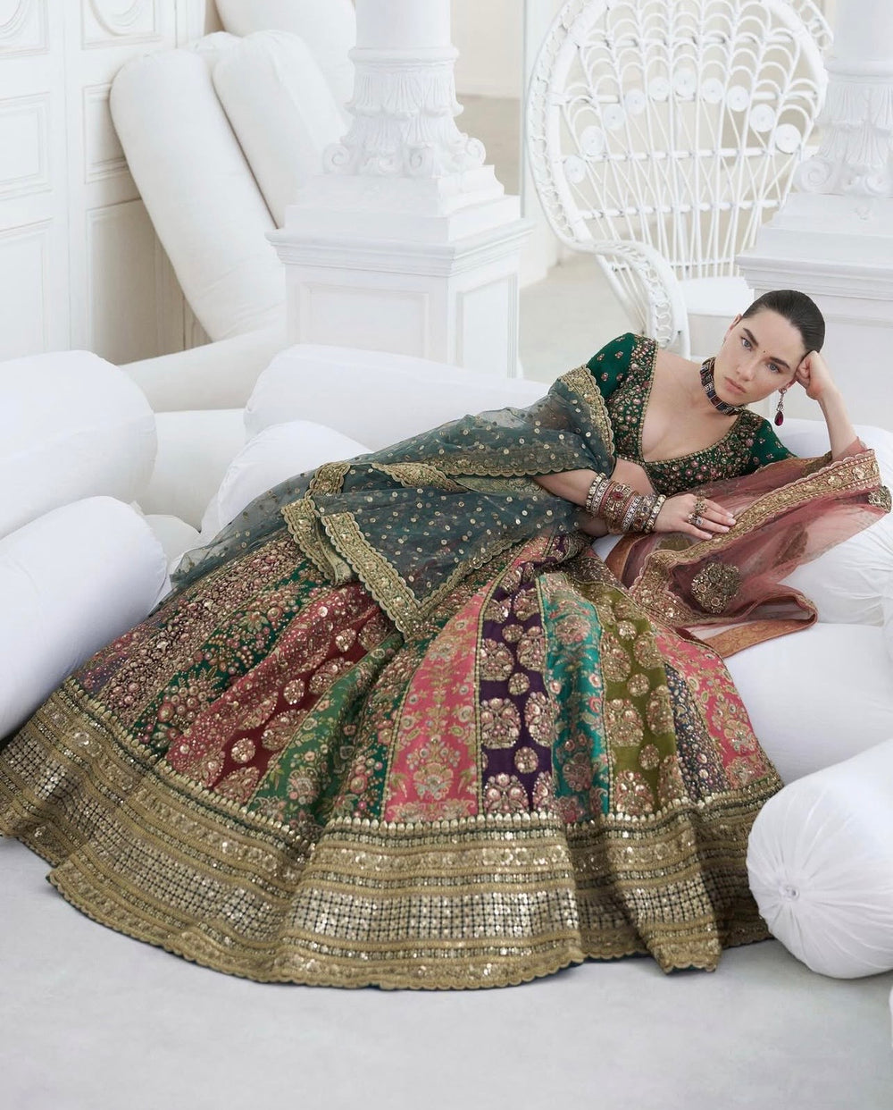 Sabyasachi Mukherjee - Multi with 18 panels