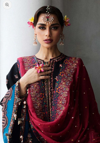 Hussain Rehar Luxury Lawn - Bliz