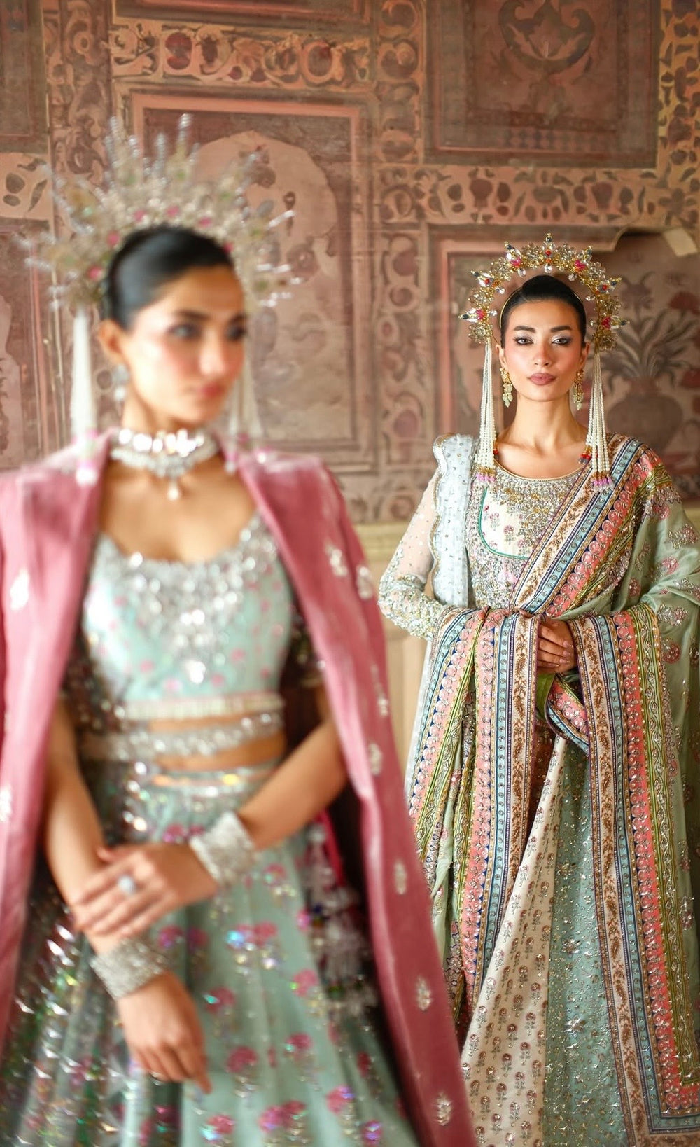 Nomi Ansari - Maryam Nawaz Pastel outfit