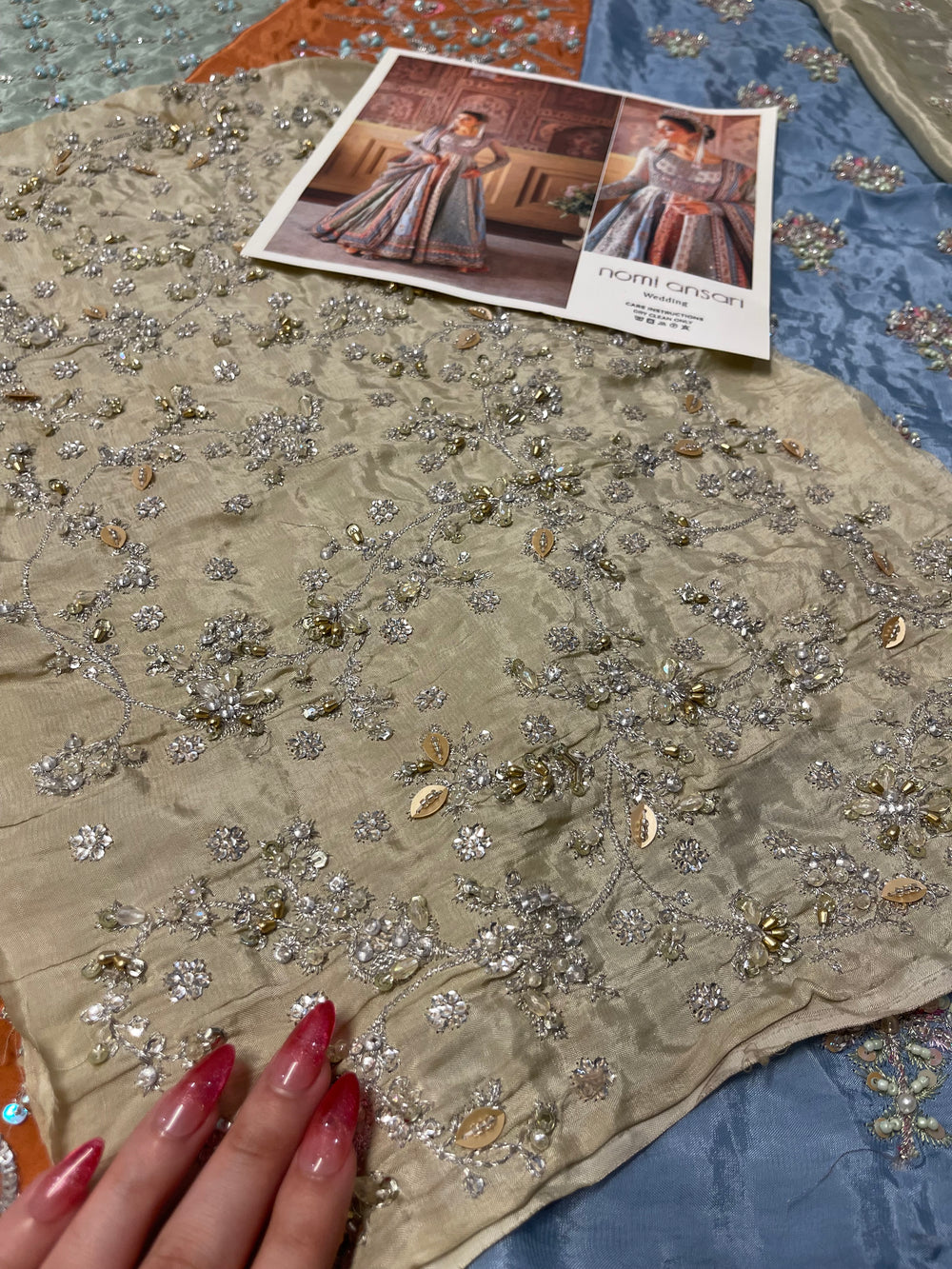 Nomi Ansari - Maryam Nawaz Pastel outfit