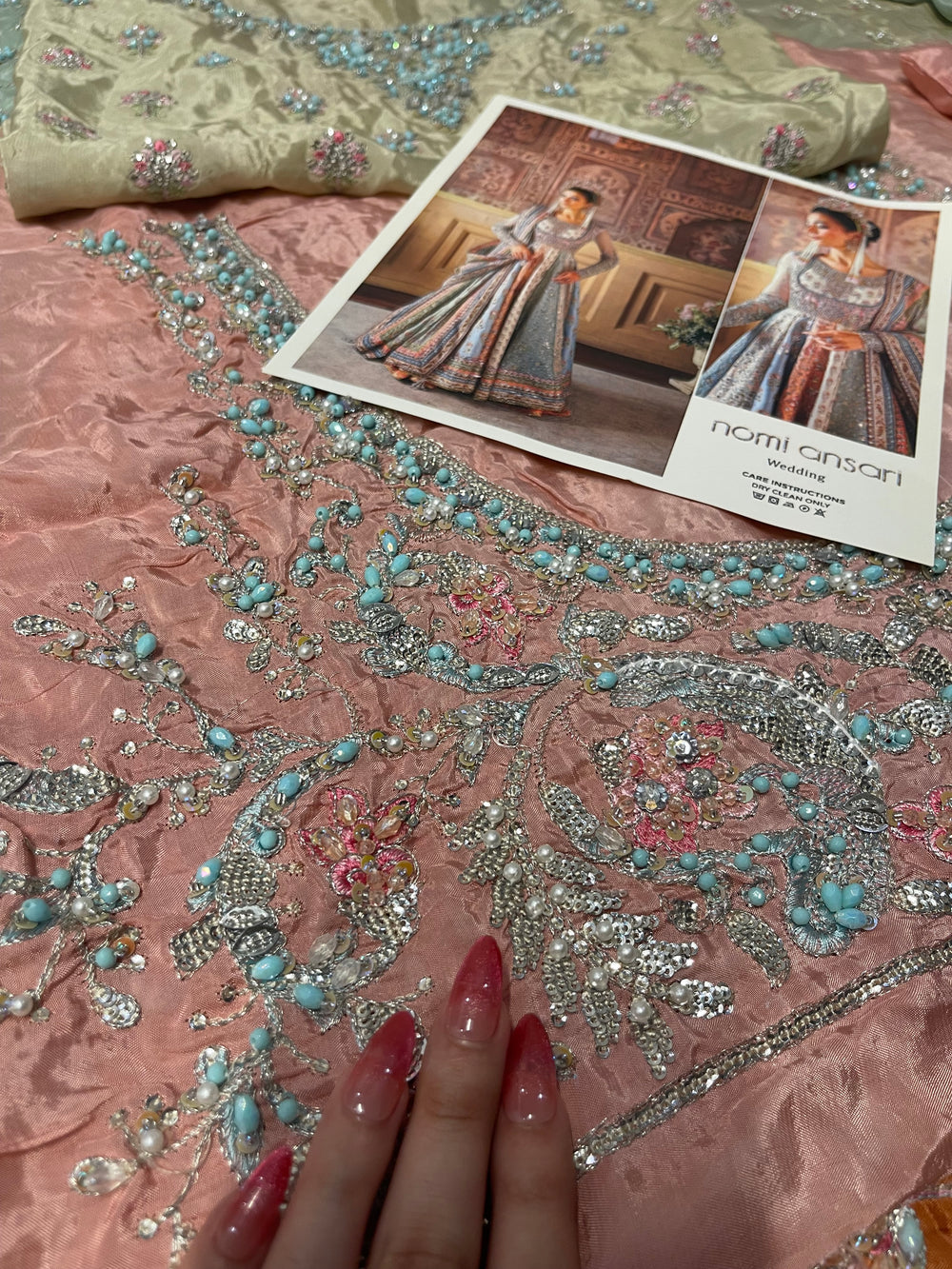 Nomi Ansari - Maryam Nawaz Pastel outfit