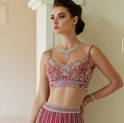 Faraz Manan - Red Bridal Couture