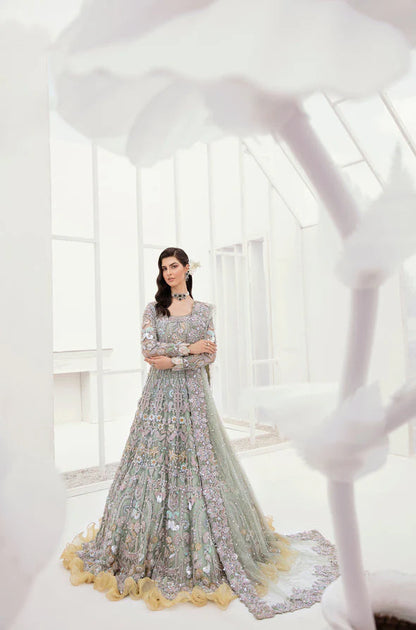 Pakistani formal wear with intricate hand embellishments