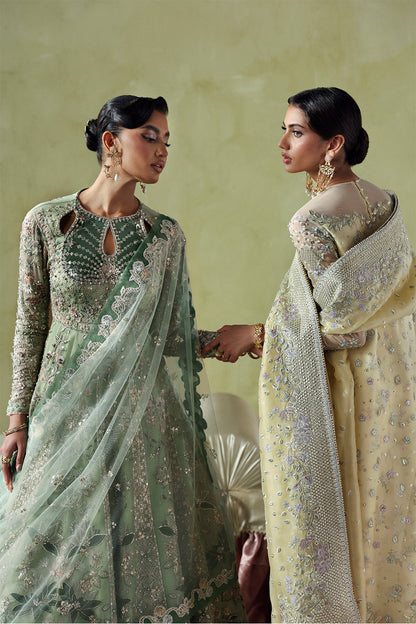 Sage mint Pakistani wedding outfit