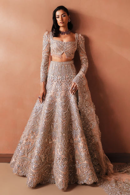 Soraya Catherine champagne embroidered formal outfit