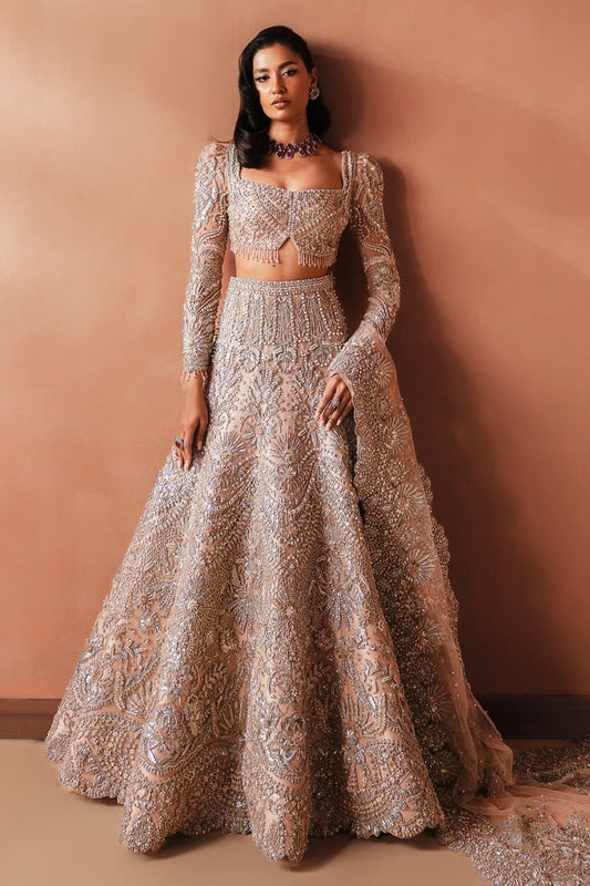 Soraya Catherine champagne embroidered formal outfit