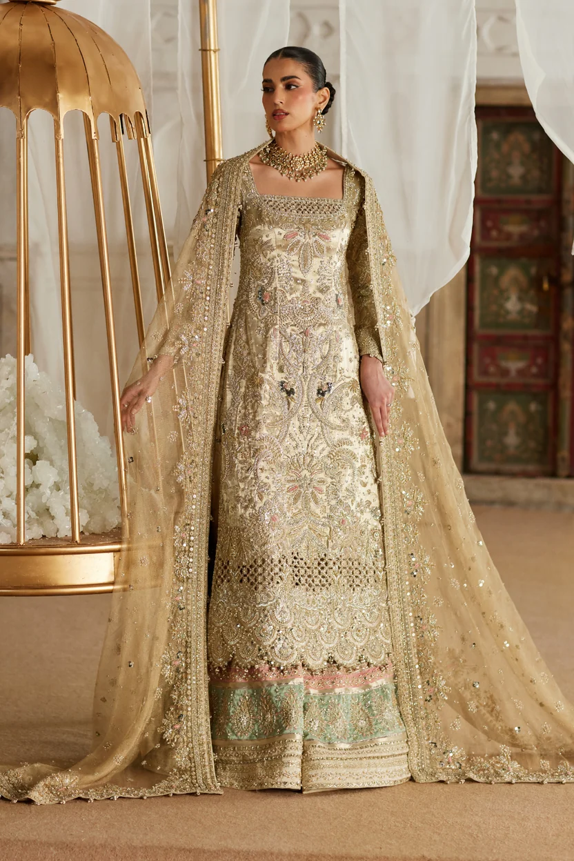 Soraya Khusht heavily embellished embroidered shirt