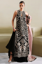 Soraya Myrren black embroidered formal dress