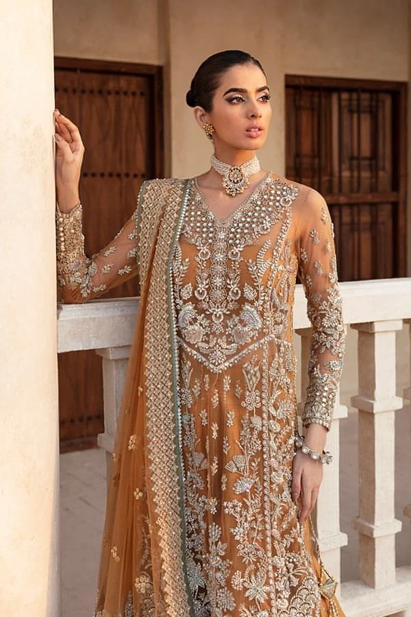 Soraya Naira gotta and dabka embroidered outfit