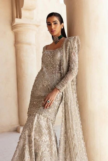 Soraya Opulent dabka naqshi embellished suit