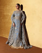 Soraya Seralyn soft blue embroidered formal outfit
