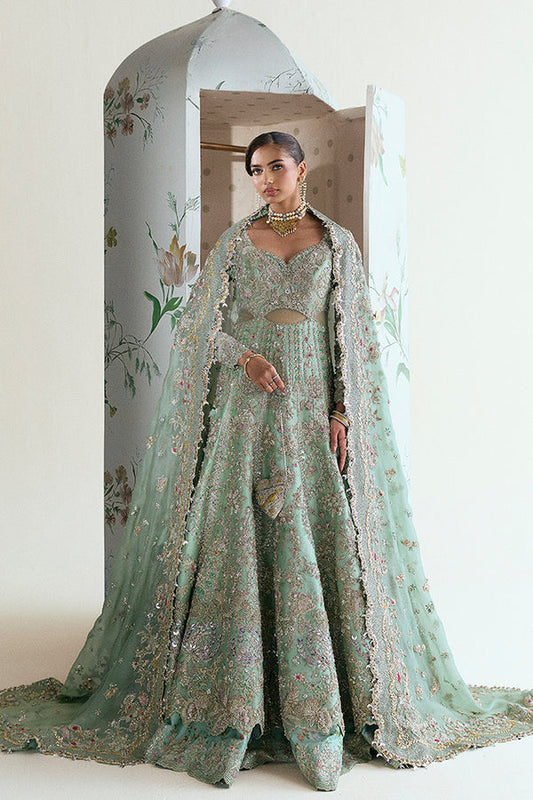 Suffuse Ashal mint bridal ensemble