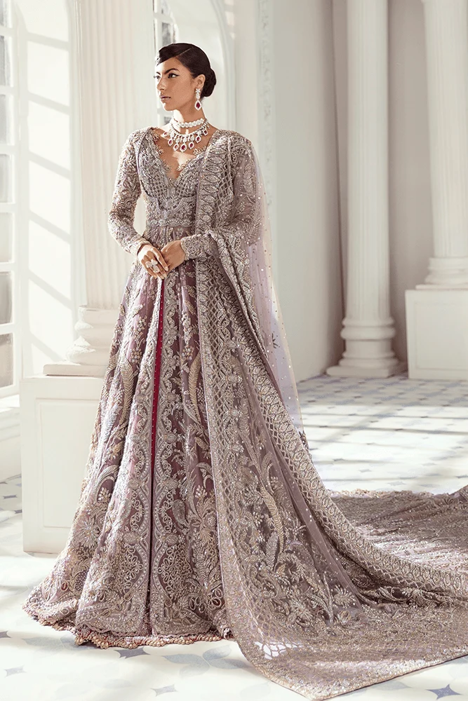 Suffuse Fantasia Iris Couture bridal ensemble
