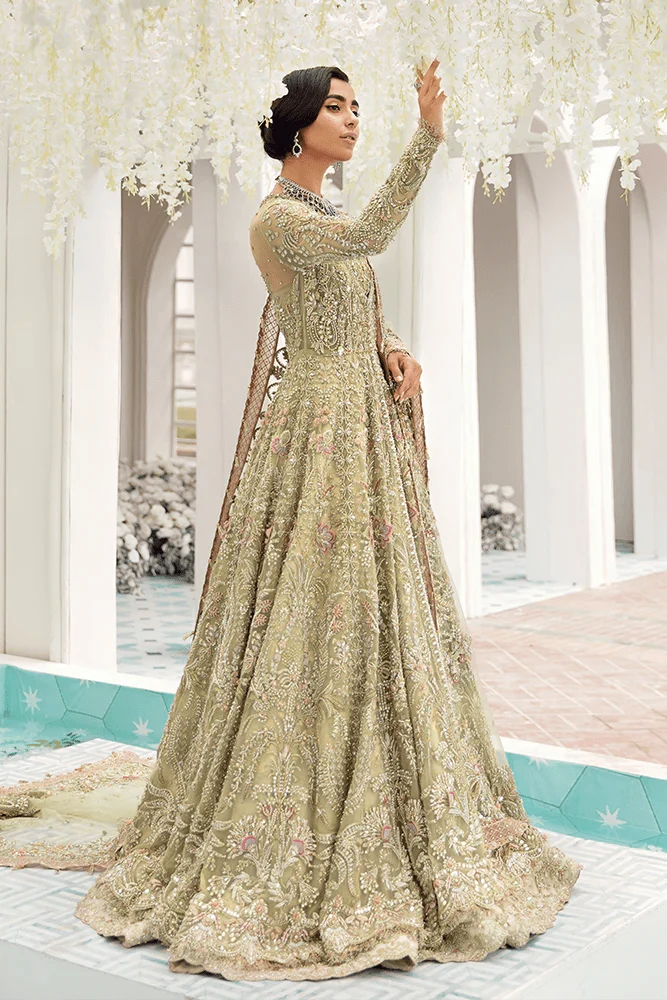 Suffuse Iris soft net bridal ensemble