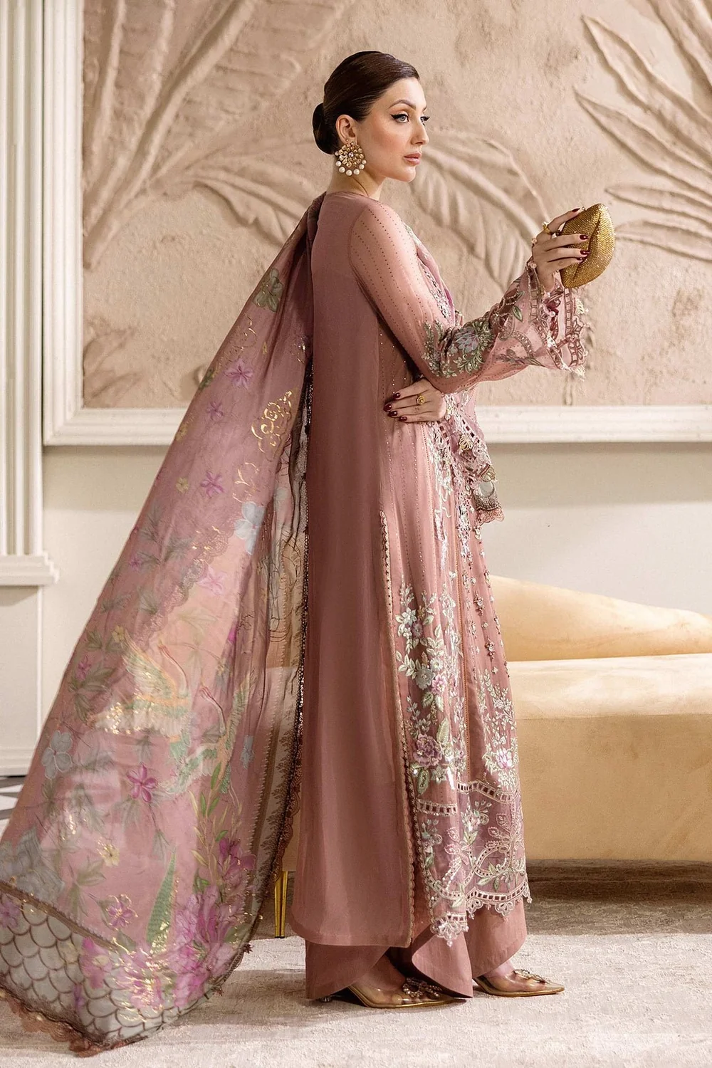 Maria.B inspired tea pink formal outfit